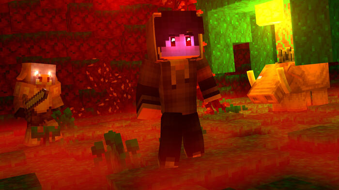 Diseño 3D Minecraft